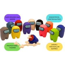 Among Us Oyuncak 11'li Set Orijinal Detaylar Kemikli Sök Tak Amongus Modeller Kaliteli Üretim Çok Renkli