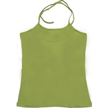 Kiviva Byasafkids Boyundan Bağlamalı Taş Işlemeli Atlet