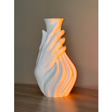 El Figürlü Dekoratif Vazo – 22 cm