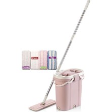 Normadia Premium Tablet Mop Temizlik Seti 4’lü Yedek Bezlerle Paket