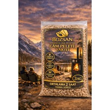 Bozsan Yüksek Isı Değerli A1 Kalite 3kg Dumansız %100 Çam Peleti Yakıtı 3kg 6mm