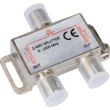 Esranın Dünyası Herz HZ-2W 1/2 Anten Splitter 5-2500 Mhz Powerpass RSSH34-ESRDNS