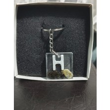 Miina Aksesuar Epoksi Isminize Özel Harf Anahtarlık
