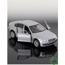 ÖZ OFİS Bmw 535I M5 Gri 1/36 Ölçek Diecast Çek Bırak Özellikli Metal Model Araba