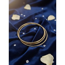 Meneva Aksesuar 3'lü Paslanmaz Çelik Ajda Bilezik Seti