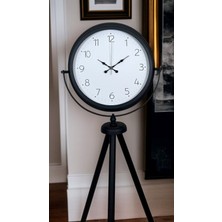 Ototechparca Pure Black Tripod Ayaklı Saat