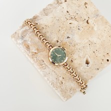 Vesce Atelier Avelay Gold Saat Yeşil