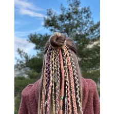 Örük Evi Bohem Rasta Afrika Örgü Tokası – Saç Aksesuarı