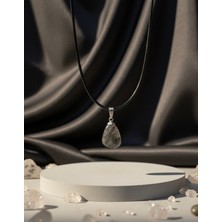 Meneva Aksesuar Rutil Kuvars Doğal Taş Kolye