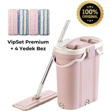 Normadia Premium 4'lü Tablet Mop Temizlik Seti, Yedek Bezlerle Eksiksiz Temizlik