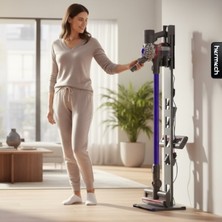 Hermech Dyson Uyumlu Süpürge Standı Ayaklı Ünite