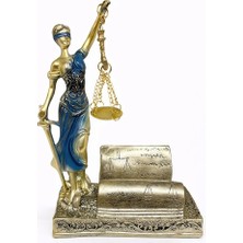 Twin Store Polyester Kartvizitli Adalet Figürü ALK4426