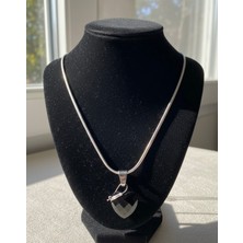 Meneva Aksesuar Renk Değiştiren Kalp His Taşı Kolye