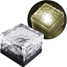 Esranın Dünyası Powermaster PM-21646 Solar Günışığı Ledli Tuğla Görünümlü Bahçe Dekorasyon Aydınlatma R