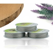 3 Adet Çiçek ve Takı Teli 20 Yard 0,3 mm