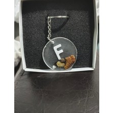 Miina Aksesuar Epoksi Isminizeözel Harf Anahtarlık