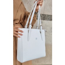 Justpolo Kadın Büyük Boy 4 Bölmeli Omuz Çantası Tote Bag