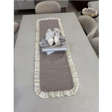 Nurgita Home Fırfırlı Fistolu Vintage Oval Runner