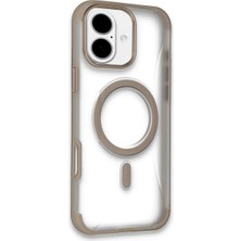 Nuveden Ieg™  Iphone 16 Hilton Magsafe Kapak - Gold NVDN-CEPAKS34