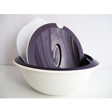 Tupperware Şık Servis Kaşıklı Sosluk 550 ml Mürdüm