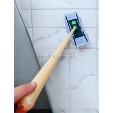 Normadia 40'lık Nemli Mop Aparatı, Gürgen Saplı, Profesyonel Temizlik Seti