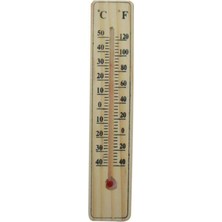 Ototechparca Ahşap Oda Sıcaklığı Sıcaklık Ölçümü Termometresi Küçük Boy