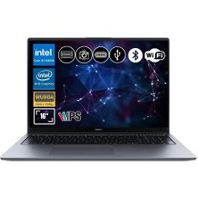 Huawei Matebook D16 2024 I5-12450H 16GB Ram 512GB SSD 16" IPS Fhd Uzay Grisi Notebook (MCLF-W5651)