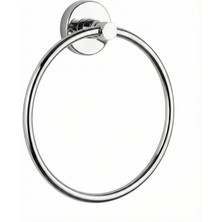 Enalburumtr Paslanmaz Çelik Krom Yuvarlak Havluluk / Havlu Askısı / Banyo Askısı / Banyo&tuvalet