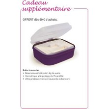 Tupperware 1.1 Lt Mor Mega Kutu Saklama Kabı