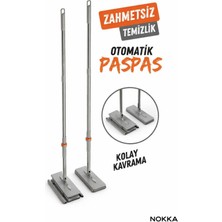 Normadia Pratik Otomatik Mop Seti, 5 Bez Hediyeli, Yüzey Temizlik Havlusu Uyumlu