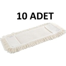 Normadia Yüksek Kalite Zincirli Örme Nemli Mop Bezi 50 Cm, 10'lu Paket