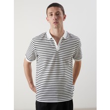 Lc Waikiki Yeni Sezon Polo Yaka Çizgili Erkek Tişört