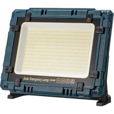 Esranın Dünyası Powermaster W8109-1 Kamp Tipi 200 Watt Ledli Solar Aydınlatma / Acil Durum Lambası RSSH34-ESRDNS