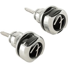 Fender 0990818606 Infinity Askı Kilidi Seti (Siyah) | Güvenlik Aksesuarı Mat Kaplama Ile Gizli ve Şık Askı Güvenliği