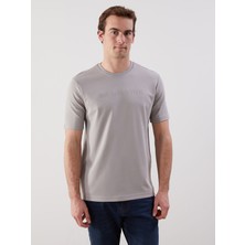 Lc Waikiki Yeni Sezon Bisiklet Yaka Baskılı Erkek Tişört