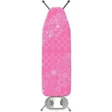 Normadia Pembe Silüet Ütü Masası Bezi, Yumuşak ve Şık Koruma Örtüsü