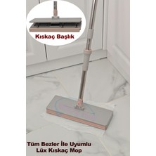 Normadia Büyük Boy 32CM Çok Amaçlı Kıskaçlı Mop ve Bez Uyumlu Temizlik Seti
