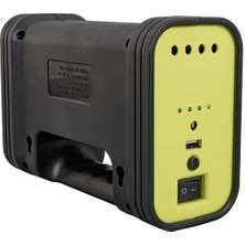 Esranın Dünyası Powermaster Gd-12 Solar Panelli 3 Ampullü Solar Işıldak Fener RSSH34-ESRDNS