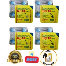 Born 1VEGA100 Mg 4 x 4 Dizi ( Tablet) Tablet Orjinal Etki Garantili SERTLEŞTIRICI16 GECIKTIRICI09 Performans0 Erkeklere Takviye 4 x 4 Adet 100 Mg