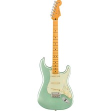 Fender 0113902718 American Professional Iı Stratocaster Elektro Gitar (Mystic Surf Green) | Akçaağaç Klavye Mystic Surf Green Renk ve Yuvarlatılmış Klavye Kenarları