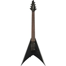 Jackson 2910127568 Js Series King V JS22-7 Ht 7 Telli Elektro Gitar (Satin Black - Amaranth Klavye) | Js Serisi 7 Telli Tasarım Sabit Köprü ve Mat Siyah King V Gövde