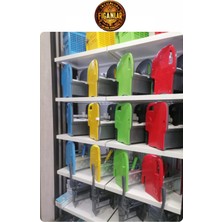 Normadia Çift Kovalı Temizlik Arabası Seti Yedek, Full Krom, Çelik Presli Sıkma Aparatı