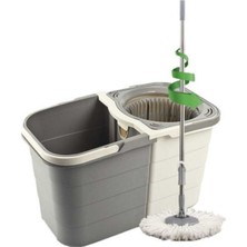 Normadia Duo Döner Başlıklı Temizlik Seti 19 Lt Antrasit Beyaz Planex Clean