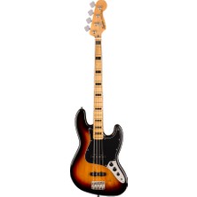 Squier 0374540500 Classic Vibe 70S Jazz Bass Gitar (Orta Seviye) | Akçaağaç Klavye, 3-Color Sunburst, Fender Tasarımı Manyetikler