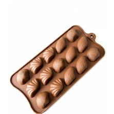 Homvira🍫✨ Silikon Çikolata Kalıbı – 15 Bölmeli