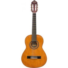 Valencia VC102T 1/2 Klasik Gitar - Naturel (Başlangıç Seviyesi) | Sap Ayar Çeliği (Truss Rod), 7-9 Yaş Grubu Için Standart Ölçü, Geleneksel Doğal Görünüm ve Net Tonlar