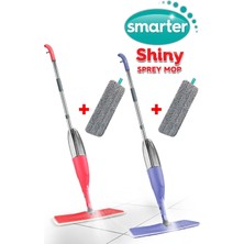 Normadia Renkli Shiny Sprey Mop Seti, 2 Yedek, Temizlik Için Pratik ve Şık