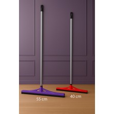 Normadia Pratik Su Çekme ve Yer Sileceği Seti, Çift Kauçuk, Metal Sapli, 55-40 cm