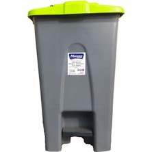 Normadia Köşeli Pedallı 70 Lt Tekerlekli Çöp Kovası, Pratik ve Şık Tasarım