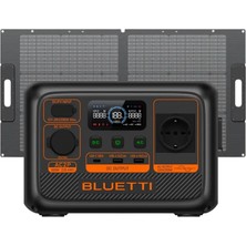 Bluetti AC2P 230.4WH + Bluetti 100W Güneş Paneli Taşınabilir Güç Kaynağı